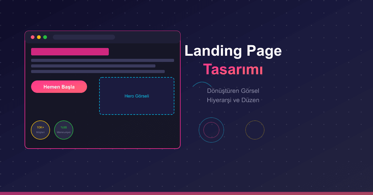 Landing page tasarımı - dönüştüren görsel hiyerarşi