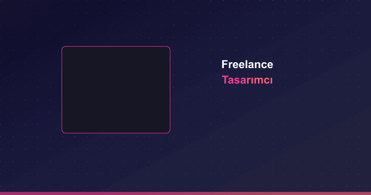 Freelance tasarımcı iş akışı
