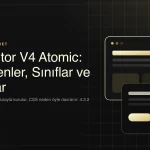 Elementor V4 Atomic rehberinin kapağı: değişkenler, global sınıflar, CSS yükleme sırası ve dokuz tuzak vurgusu